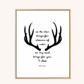 Paint by Numbers for Adults Psalm Deer Antlers